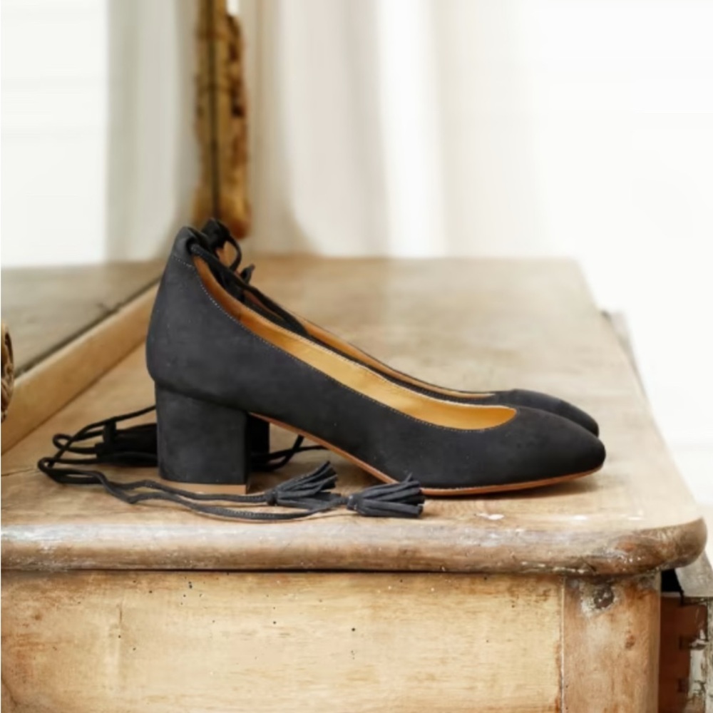 Sezane Low Valentina Mary Jane in Black